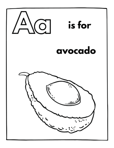 A is for Avocado