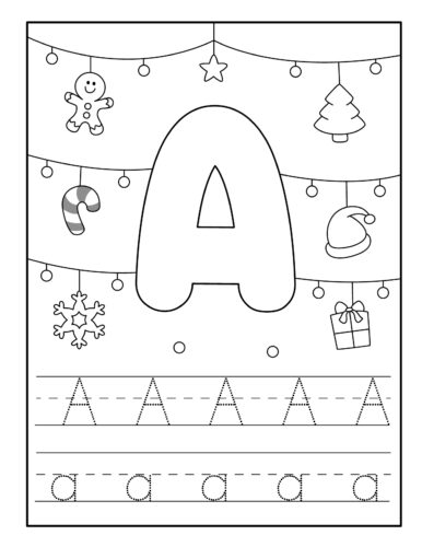 Christmas Letter A