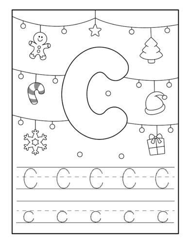 Christmas Letter C