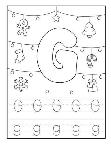 Christmas Letter G