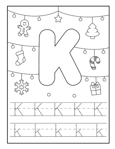 Christmas Letter K
