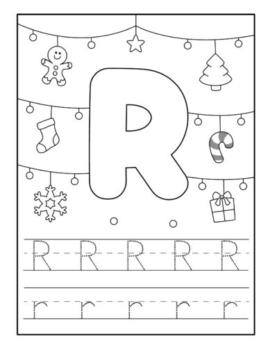 Christmas Letter R