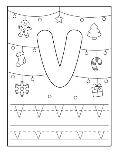 Christmas Letter V