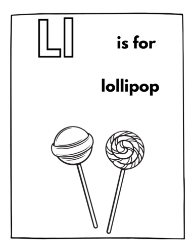 L is for Lollipop