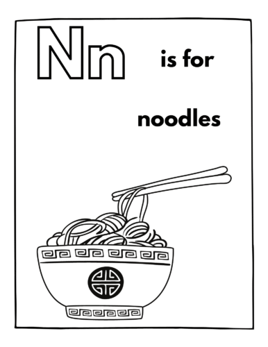 N is for Noodles