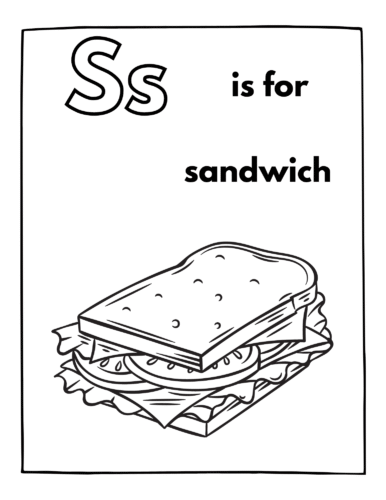 S is for Sandwich
