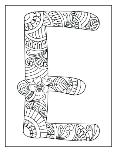 Uppercase letter E