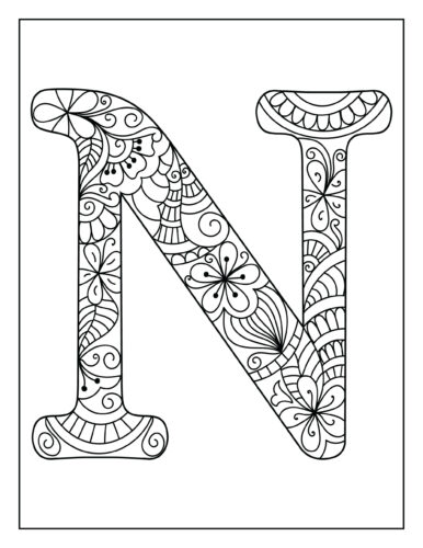 Uppercase letter N