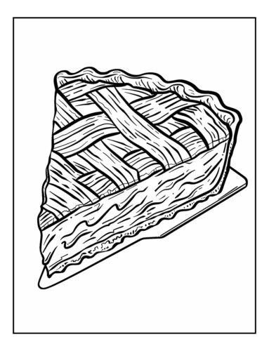Slice of layered pie